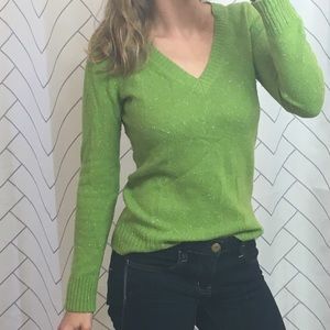 💚 Green V Neck Sweater